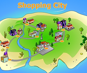 shopping city online game
