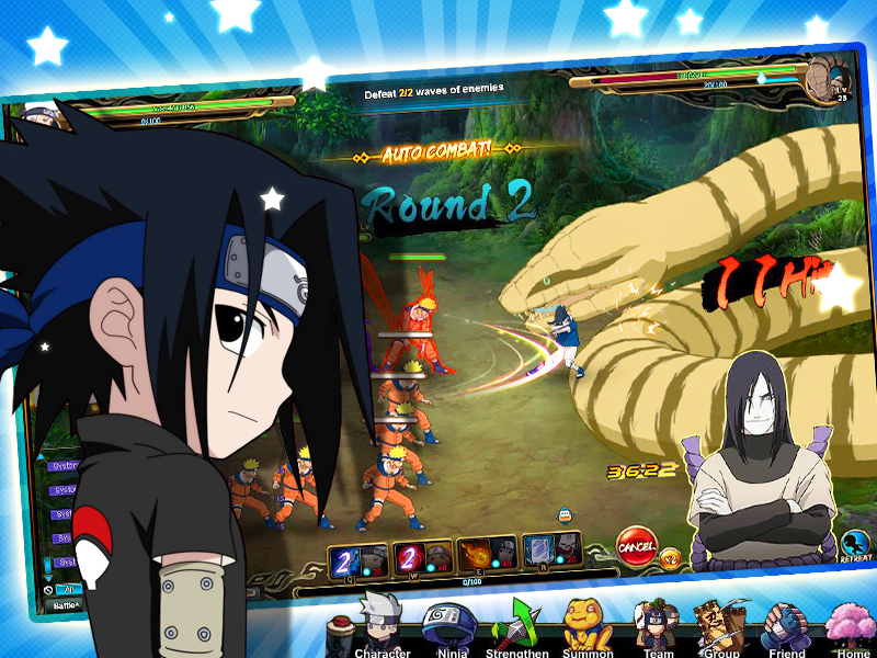 Naruto Online Kämpft Seite An Seite