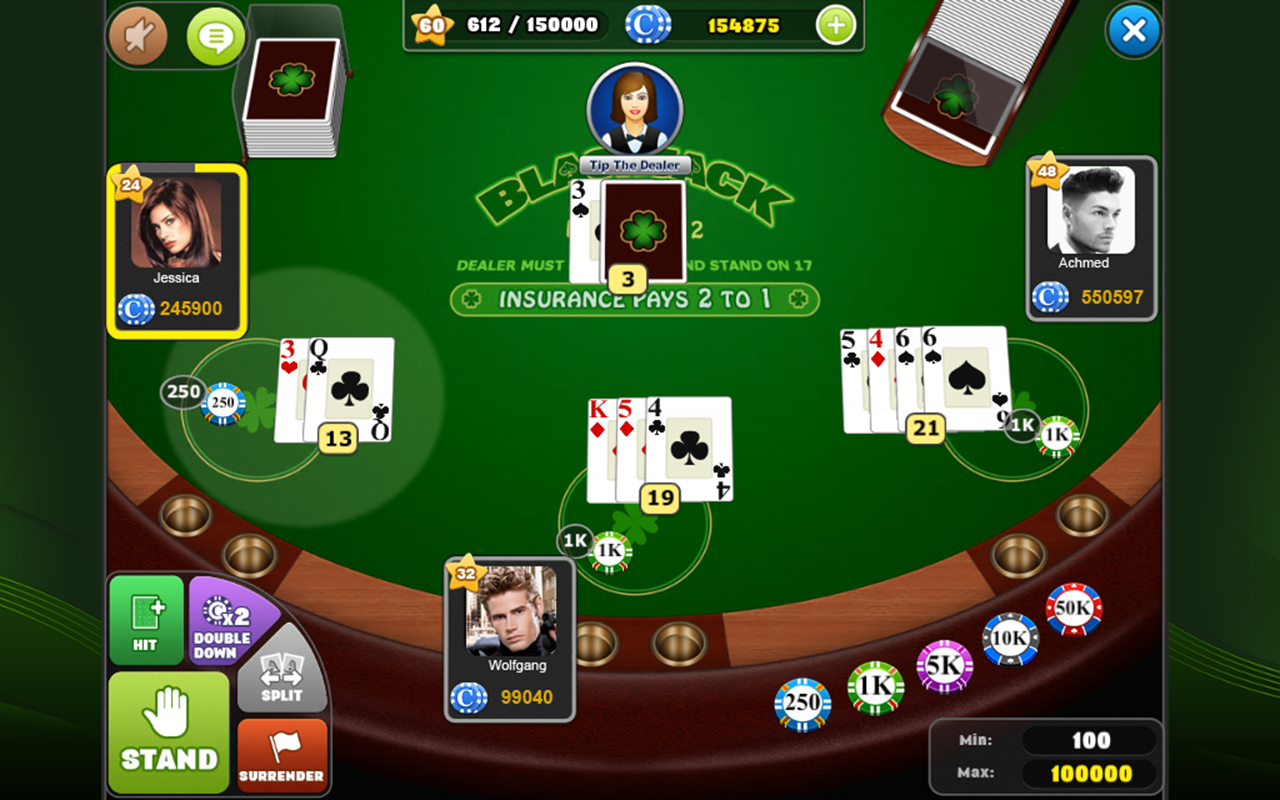 Blackjack Arena Play Online For Free Youdagames Com