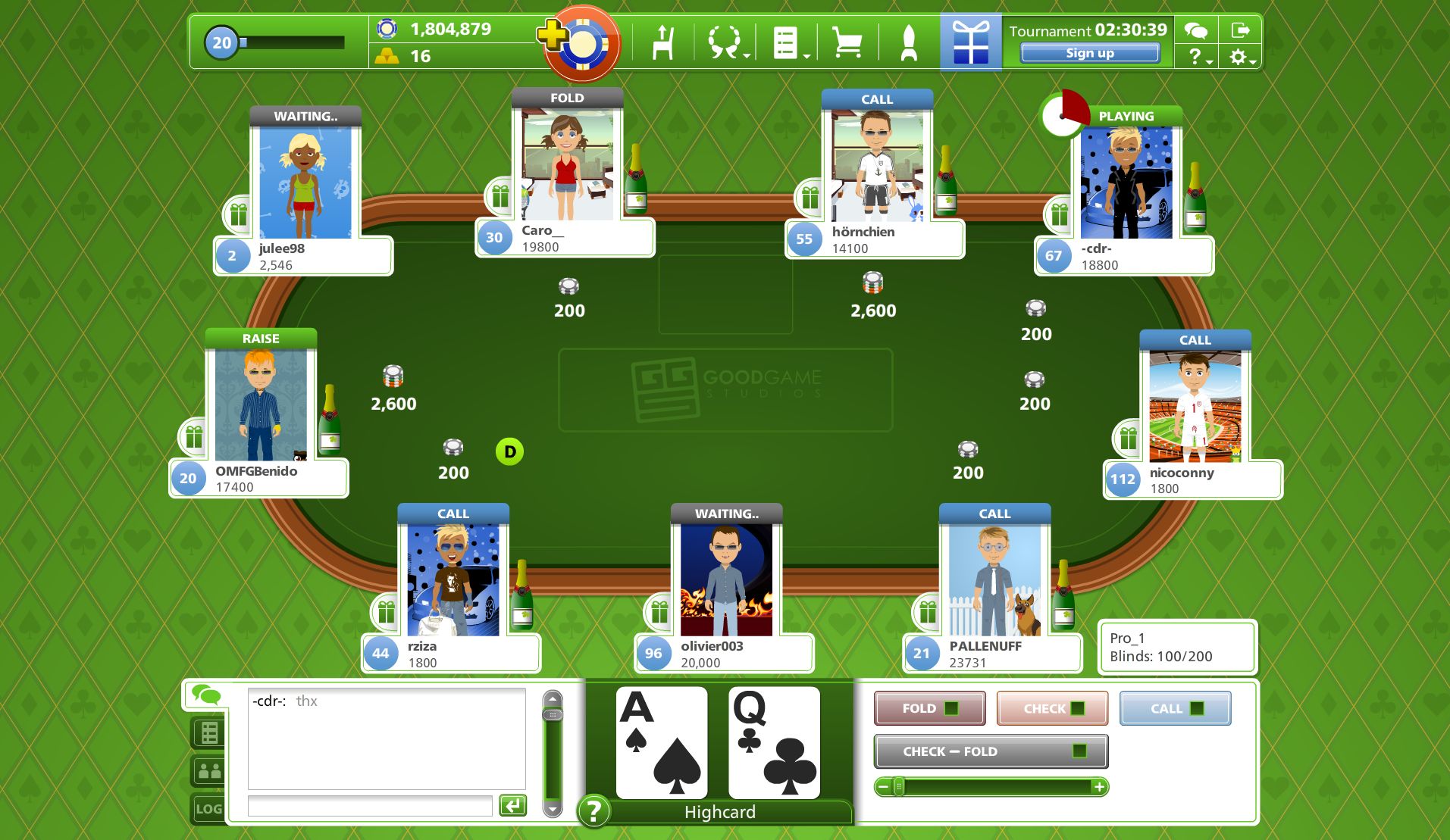 Goodgame poker 2